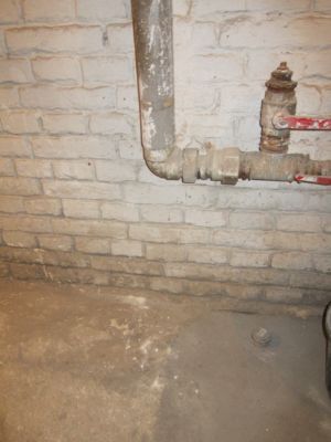 Příprav pro napojení odtoku z filtru na vodu