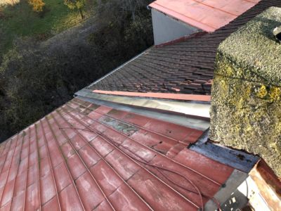 opravy požární zdi mezi domy na rokytce a ulp 30 d